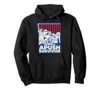 APUSH Survivor 2025 Examen AP Para Estudiantes Divertido Fresco Moderno Sudadera con Capucha