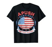 Apush Survivor 2026 Examen Ap para Estudiantes Humor Divertido de Prueba Camiseta