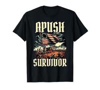 Apush Survivor 2026 Examen Ap para Estudiantes Humor Divertido de Prueba Camiseta