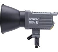 Aputure Amaran 100d COB Luz de vídeo LED, CRI/TLCI 95+ Luz de día 100W, Soporta Control Aplicativo Sidus Link, Fuente de alimentación AC/DC, 8 Efectos Luminosos Integrados