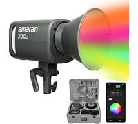 Aputure Amaran 300c RGBWW Luz de Video a Todo Color de 300W con luz LED de Fuente de Punto de Montaje Bowens y CCT de 2500K a 7500K con Ajuste gsm