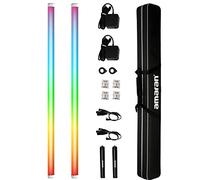 Aputure Amaran PT4c Kit de Producción de 2 Luces Tube Light 32W CCT de 2700K -10000K Salida Pixel-Mapable Light Support Sidus Link App Control