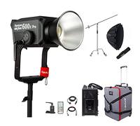Aputure LS 600x Pro con Light Dome 150 y Kit de Soporte C, luz de Video LED Bicolor 2700K~6500K, 9 Efectos de iluminación para fotografía, grabación de Video, Bodas, Tomas al Aire Libre (Montura V)