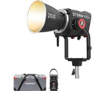 Aputure Storm 400x Foco LED Vídeo Bicolor 400W, Chip Blair 2500K-10000K, Control Verde-Magenta, CRMX DMX IP65, Montura ProLock Bowens con Reflector 35° para Fotografía y Rodaje Profesional