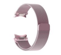APVMFMKLTG Banda de bucle for Samsung Fit for Galaxy Watch 7 6 5 4 40 mm 44 mm 5 Pro Pulsera de metal for Galaxy Watch 4 6 Classic 47 43 42 46 mm Correa(Pink gold,Watch 4 classic 42mm)