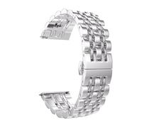 APVMFMKLTG Correa De 22 Mm Y 20 Mm For Samsung Fit For Galaxy Watch 3 4 5 45 Mm For Gear S3 46 Mm 42 Mm Active2 40 44 Mm Correa For Amazift BIP 2 GTR(Silver,20mm)