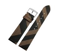 APVMFMKLTG Correa de cuero con patrón a cuadros de desmontaje rápido, pulsera negra y marrón de 12, 14, 16, 18, 20 y 22mm, apta for cadena de reloj BURBERRY for hombres y mujeres(Brown silverA,16mm)