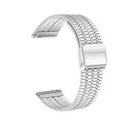 APVMFMKLTG Correa De Malla De 22 Mm For Huami Fit For Amazfit Fit For GTR 47 Mm Fit For Pace Stratos Bip 5 Correa De Pulsera De Reloj De Acero Fit For Amazfit Fit For GTR 4 3 Pro 2 2e(Silver,For Amazf