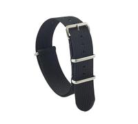 APVMFMKLTG Correa de nailon for reloj, correa Universal de 18mm, 20mm y 22mm, compatible con pulsera de repuesto, accesorios for reloj(Black,20mm)