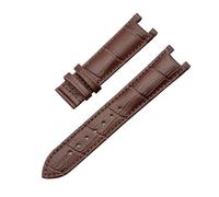 APVMFMKLTG Correa De Reloj Apta For GC Fit For Correa De Reloj Guess Apta For Pulsera Con Hebilla De Mariposa 20 * 11mm 22 * 13mm Correa For Hombres Y Mujeres(Brown no buckle,22-13mm)