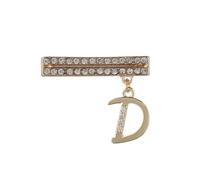 APVMFMKLTG Correa de reloj con 26 letras, dijes de correa de Metal, anillo decorativo, accesorios creativos for correa de reloj inteligente, 1 ud.(D)