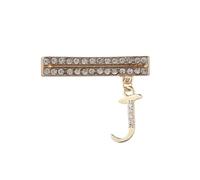 APVMFMKLTG Correa de reloj con 26 letras, dijes de correa de Metal, anillo decorativo, accesorios creativos for correa de reloj inteligente, 1 ud.(J)