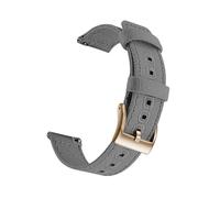 APVMFMKLTG Correa de reloj de liberación rápida de lona, correas de reloj de repuesto de 20mm y 22mm for hombres y mujeres(Gentry Gray RS Gold)