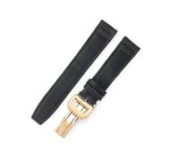 APVMFMKLTG Correa De Reloj De Lona De Nailon Apta For IWC-PILOTO, Correa De Reloj De 20mm, 21mm Y 22mm, Pulsera Negra Y Azul(Black-Golden-Z7)