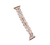 APVMFMKLTG Correa De Reloj De Metal Con Pulsera De Geometría Irregular 987645 3 Cinturón Elástico Apto For Muñeca Iwtch38 40 41mm 42 44 45 49mm(Colorful B,42 44 45 49mm)