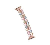 APVMFMKLTG Correa De Reloj De Metal Con Pulsera De Geometría Irregular 987645 3 Cinturón Elástico Apto For Muñeca Iwtch38 40 41mm 42 44 45 49mm(Colorful A,38 40 41mm)