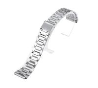 APVMFMKLTG Correa de reloj de Metal de 18mm compatible con Casio F-91W, pulsera de acero inoxidable for F105/108/A158/168 AE1200/1300, accesorios de pulsera(Silver-18mm)