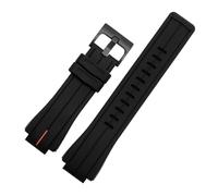 APVMFMKLTG Correa De Reloj De Silicona Apta For Casio Fit For G-SHOCK GA2100 GA-2100 GM2100 DW5600 DW6900 Correa Deportiva De Goma Negra Resistente Al Agua 16mm(Orange line-black)