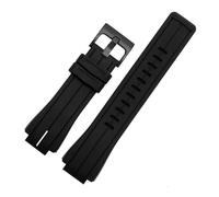 APVMFMKLTG Correa De Reloj De Silicona Apta For Casio Fit For G-SHOCK GA2100 GA-2100 GM2100 DW5600 DW6900 Correa Deportiva De Goma Negra Resistente Al Agua 16mm(White line-black)