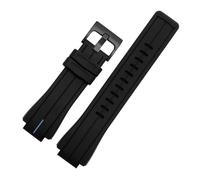 APVMFMKLTG Correa De Reloj De Silicona Apta For Casio Fit For G-SHOCK GA2100 GA-2100 GM2100 DW5600 DW6900 Correa Deportiva De Goma Negra Resistente Al Agua 16mm(Blue line-black)