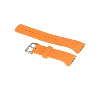 APVMFMKLTG Correa de reloj de silicona apta for Samsung Fit for Galaxy Gear S2 R720 Correa de banda Reloj deportivo Pulsera de repuesto 14 colores for elegir(Orange,GEAR S2 SM-R720_L)