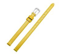 APVMFMKLTG Correa de reloj for mujer, correa de reloj apta for Folli Fit for Follie Fit for esfera pequeña, cadena de piel fina de 6mm, 8mm, 10mm, 12mm, 14mm y 16mm(Yellow-Silver,10mm)