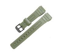 APVMFMKLTG Correa De Repuesto For Reloj Casio F91W F-91W, Correa De Resina Negra Con Pasadores, Hebilla De Metal, Pulsera De Silicona TPU(Military Green B)