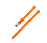 APVMFMKLTG Correa De Silicona For Reloj CK K4u236/K4u231, Accesorios Suaves Y Cómodos For Reloj De Mujer, Correa De Muñeca De 3 Mm(Orange-Steel)