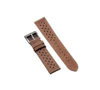 APVMFMKLTG Correa suave y transpirable for pulsera Retro, compatible con Samsung, Galaxy Watch 6, 5, 4, Seiko, 18mm, 20mm y 22mm(Matte-Brown,18mm)