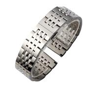 APVMFMKLTG Correa Wacth de acero inoxidable for Tissot Fit for Citizen Fit for Longines Fit for Seiko Watch Band 12/14/16/18/19/20/22/24 mm(Silver,18mm)