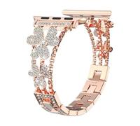 APVMFMKLTG Reloj De Pulsera De Metal De 38mm Y 42mm, Banda De 7 Y 41mm For Mujer, De Acero Inoxidable, Apto For IWatch SE 6, 5, 4 Correas, Correa De Reloj De 40mm Y 44mm(Rose-gold,38mm 40mm 41mm)