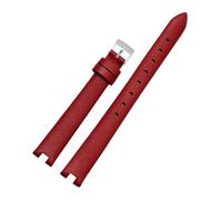 APVMFMKLTG Serie De Pulsera De Reloj De Muesca For Mujer, Compatible Con Gucci Ya141501 Ya141401, Compatible Con Accesorios De Correa De Reloj GC, Correa De Muñeca De 12 Y 14mm(Red-Steel-K12,12x4mm)