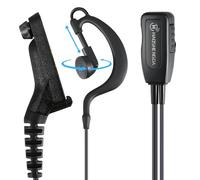 APX 6000 XPR 7550e - Auricular con micrófono compatible con radios Motorola APX8000 APX7000 APX4000 XPR7350e XPR7580e XPR7380e XPR7550 XPR7350 APX6000 XPR7550e Auriculares en forma de G, se adapta