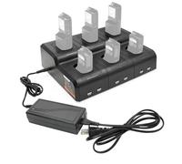 APX8000 - Cargador múltiple de 6 unidades compatible con radios Motorola APX6000 APX6000XE APX7000 APX8000 APX8000XE SRX2200 NNTN8930 NNTN7038A PMNN4485 PMNN4485 6 Baterías Cargador Sin IMPRES