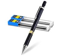 APXEL 1 Unidad Portaminas MecáNicos de 0,5 mm con 2 Cajas Recambios de LáPiz MecáNico, Agarre de LáPiz Antideslizante, Adecuado para Escribir, Redactar, Dibujar y Bocetar