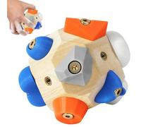 APXEL Bloque de Escalada Hecho a Mano, 11 * 11cm, Bloque de Boulder Hecho a Mano-Mejora la Fuerza y la Precisión, Pelota de Escalada de Madera para Escalada para Entrenamiento de Fuerza de Agarre