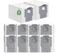 APZOVO 10Pcs Bolsas de Repuesto para Roborock QV 35A/QV 35S/Saros 10R/Q Revo/Qrevo Pro/Qrevo MaxV/Qrevo Curv/Qrevo Master/S8 MaxV Ultra/S8 Max Ultra, Accesorios Bolsas para Roborock S8 MaxV Ultra