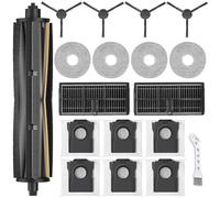 APZOVO Accesorios Recambios para Dreame L40 Ultra A/L40 Ultra AE/L10s Pro Ultra Heat/L10s Ultra Gen 2/X30 Ultra/Mova E30 Ultra, 1 Cepillo Principal, 4 Filtro HEPA, 6 Paño, 6 Bolsa, 6 Cepillo Laterale