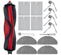 APZOVO Kit de Accesorios Recambios para Roborock Q7 M5, Q7 M5+, Q7 L5, Q7 L5+ Aspiradora, 1 Cepillo Principal, 4 Filtros, 4 Mopas, 4 Cepillos Laterales