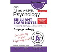 AQA A-Level Psychology Brilliant Exam Notes: Biopsychology: Updated for 2025 specification