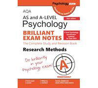 AQA A-Level Psychology Brilliant Exam Notes: Research Methods: Updated for 2025 specification