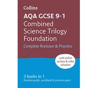 AQA GCSE 9-1 Combined Science Foundation – Revisión y práctica 2026/27 – Ed. online (Collins)