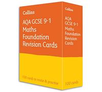 AQA GCSE 9-1 Maths Foundation Revision Cards: Ideal for the 2025 and 2026 exams (Collins GCSE Grade 9-1 Revision)