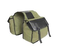 AQAQQW Bolsas De Sillín De Motocicleta para Sportster para Yamaha para Suzuki Bolsas Lona SILLÍN Motocicleta Universal Bicicleta Scooter Alforjas Viaje Bolsa Herramientas(Verde)