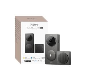 Aqara 2K Timbre con Camara Hub G410, HomeKit Secure Video, 4:3, Gris
