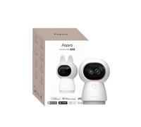 Aqara 4K PTZ Cámara Hub G350, Doble Lente, Zoom 9X, Hub Thread/Zigbee, Seguimiento Automático, Reconocimiento Facial y de Gestos, Compatible HomeKit Secure Video, Alexa, Google Home y SmartThings