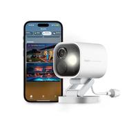 Aqara 4MP Cámara Hub G5 Pro PoE, HomeKit Secure Video, Enrutador de Borde Thread, Cámara Vigilancia Exterior, Visión Nocturna con Color, Detección AI, Thread/Zigbee, Compatible Alexa, Google, Blanco