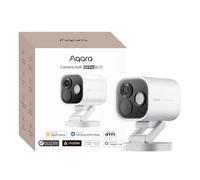 Aqara 4MP Cámara Hub G5 Pro WiFi, HomeKit Secure Video, Enrutador de Borde Thread, Camara Vigilancia 2,4/5 GHz WiFi Exterior,Visión Nocturna Color, Thread/Zigbee, Compatible Alexa, Google, Blanco
