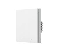 AQARA AQ-WS-EUK02 Aqara Intelligenter Wandschalter H1 - Steuert 2 unabhängige Lichtkreise - Direkte Installation möglich