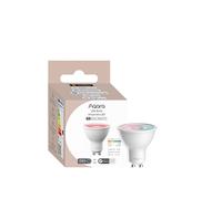 Aqara Bombilla LED T2(GU10, RGB CCT), Thread/Zigbee, Blanca Regulable, 2000K-9000K, Cambio de color RGB con 16 Millones de Colores, 30W Equivalente, Matter, Compatible HomeKit, Alexa, Google Home